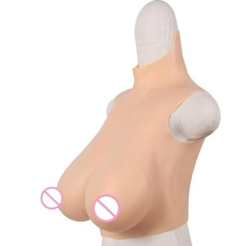 G Cup Silicone Breast Forms Breastplate Fake Boob Crossdresser Realistic Soft Boobs Bionic Skin Transgender Queen Mastectomy Bra
