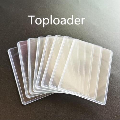 35PT Card Holders Sleeves Protect Card Rating Card PSA Paster Protect for Football/Baseball Star 25/pack toploader flexibility