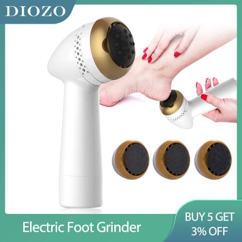 Electric Foot Grinding Machine Rechargeable Exfoliating Dead Skin Callus Remover Foot File Pedicure Care Tools