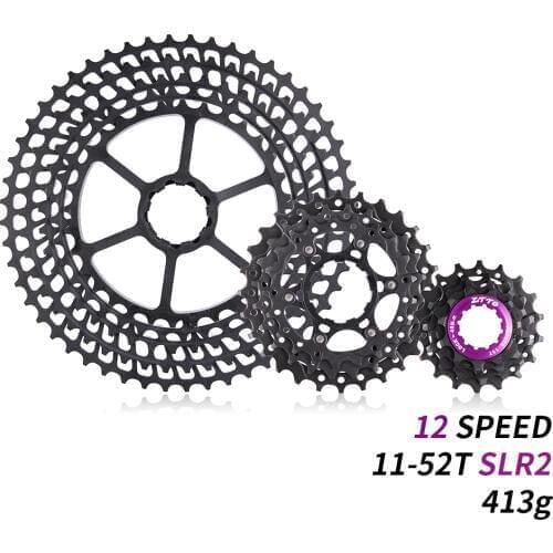 MTB Cassette 12 Speed Freewheel 11-52T SLR 2 12s MTB 12Speed Flywheel K7 12V CNC Compatible for HG Hub