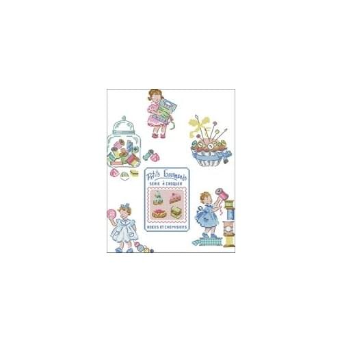 NN YIXIAO Counted Cross Stitch Kit Cross stitch RS cotton with cross stitch Haejbgqs Ve sewing girl