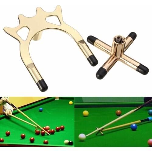 Durable Cross Spider Holder Rests for Pool Snooker Billiards Table Cue Stick billiards hall individual home game accessories new