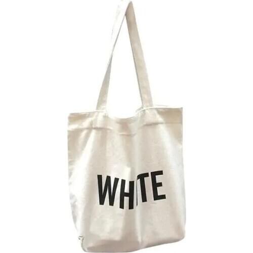 Fashionable Girls Korean Art Canvas Shoulder Bag Simple Large Capacity Portable College Students Wild Retro