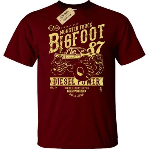 Monster Truck T-Shirt Mens Big Foot bigfoot diesel power