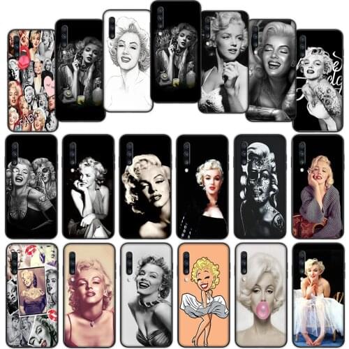 Marilyn Monroe Soft Cover Case for Samsung Galaxy Note 10 20 Ultra S10 Plus S10e Lite