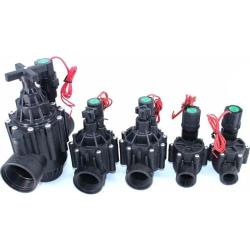 3/4" 1" Normally Closed Solenoid Valve Water 220V 12V 24V Nylon Valve For Farm Garden Landscape Irrigation