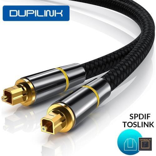 Optical Fiber Audio Cable Digital Toslink 5.1 SPDIF For DVD Xbox 360 Blu-ray CD Speaker Wire Soundbar Wire 1m 1.5m 2m 3m 5m 10m