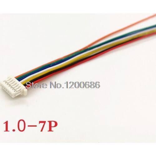 SH1.0 7Pin Male Plug Connector With Wire Cable 8cm