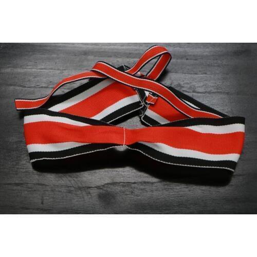 Neck Ribbon For The German Knights Cross of the Iron Cross - Finished Stitched