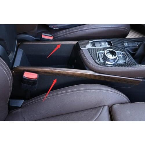 Pine Wood Grain For BMW X1 f48 2016-2019 Car ABS Plastic Center Armrest Box Decoration Trim For BMW X2 F47 2018