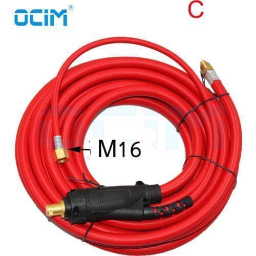 WP26 Tig Welding Cable 8m Flexible super soft Rubber 35-70 Euro Connector
