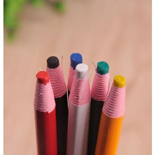 1pc Mulitcolor Painting Crayon Fabric Marker Pen Chalk Stationery Supplies Pencil School Garment Office Student V9K3