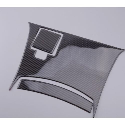 3Pcs Car Rear Center Console Panel Trim Cover Carbon Fiber Fit for Nissan 350Z 2003 2004 2005 2006 2007 2008 2009