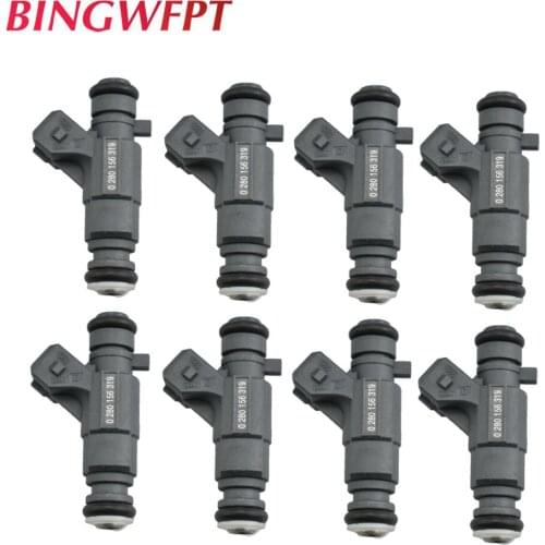 8PCS For x5 x6 rancher z6 zforce z6-ex 500 600 2011 2012 2013 OEM:0280156319 Car Fuel Injector Nozzle