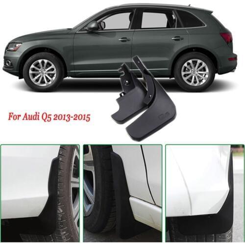 Brand New High Quality 4pcs Premium Heavy Duty Molded Splash Mud Flaps Guards Fenders For Audi Q5 2013-2015