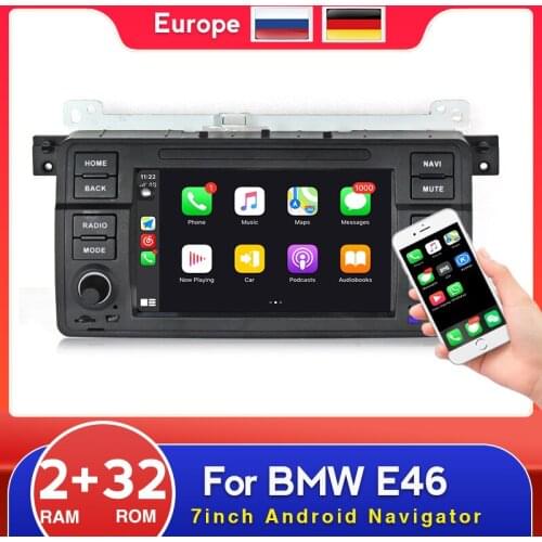 Android System 2G+32G Navigation GPS For BMW E46 M3 Rover 75 Coupe 318/320/325/330/335 Car Multimedia Radio Video player