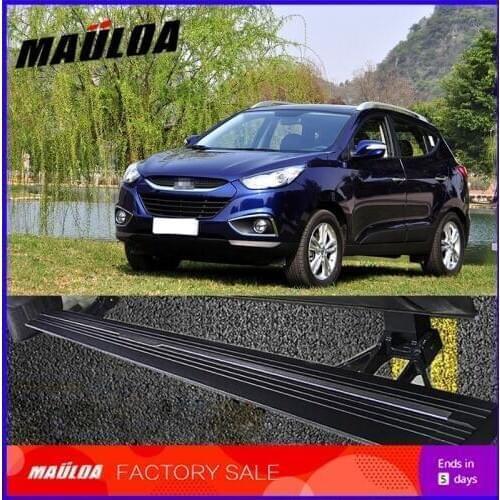 Car Accessories High quality aluminium alloy Automatic scaling Electric pedal side step running board for IX35 2010-2017