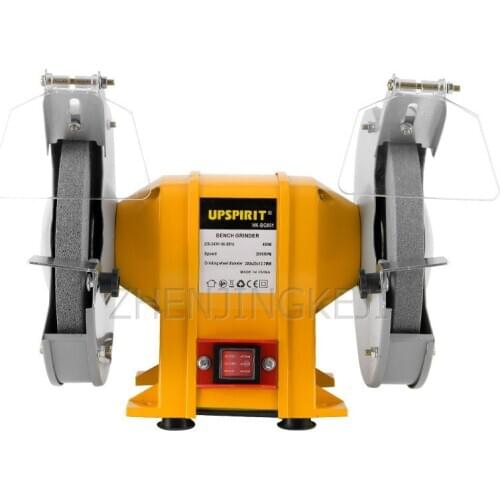 6/8 Inch Electric Grinder Multifunction Sharpener Device Home Drill Polisher 220V Desktop Sanding Machine Grinding Tools 450W