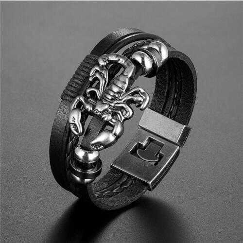 Gztangzhou Men's Leather Bracelets