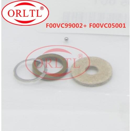 ORLTL (10Bag/lot) F00VC99002+ F00VC05001 Injector Gasket Kit F 00V C99 002 F 00V C05 001 Steel Ball 1.34mm O-Ring antirust