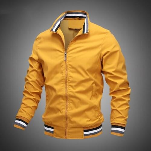 New Mens Bomber Zipper Jacket 2020 Autumn Male Casual Streetwear Jackets Hip Hop Overcoats Slim Fit Pilot Coat Men Clothing
