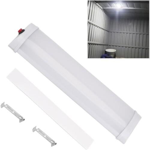 LEEPEE Reading Lamp With Switch 12V 10W White Tube Car Interior Led Light Bar For Lorry Truck Camper Ship Indoor Ceiling Lights