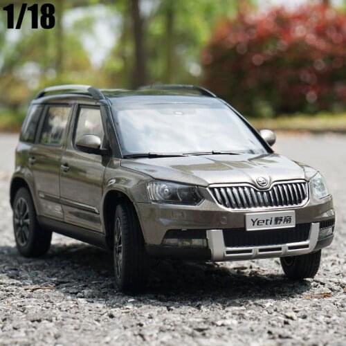 1:18 Skoda YETI SUV Alloy Model Car Static Metal Model Vehicles For Boys Gifts Collection Original Box