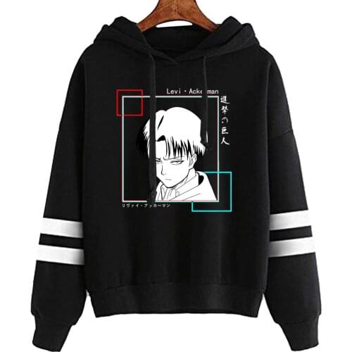 Mens Hoodies Attack on Titan Men Women Pullovers Hoodies Sweatshirts 90s Anime Hoody Streetwear Tops