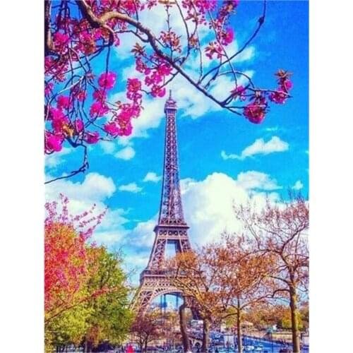 Scenery Landscape DIY Embroidery 11CT Cross Stitch Kits Needlework Craft Set Cotton Thread Printed Canvas Home Design