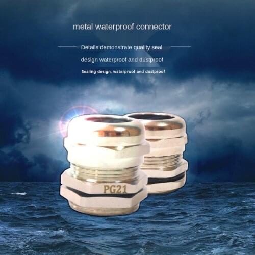 PG7 PG9 PG11 PG13.5 PG16 PG19 PG21 PG25 PG25 PG29 Metric Cable Connector Explosion Proof 304 Stainless Steel Gland Waterproof