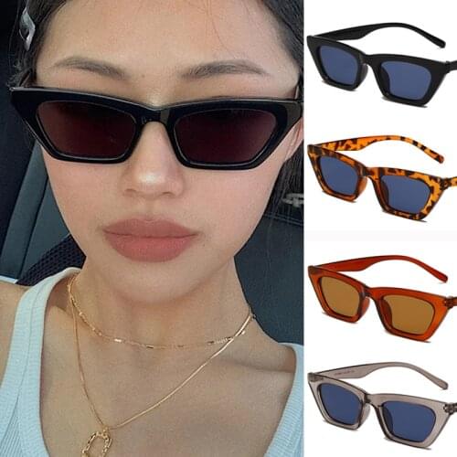 Top Quality Cat Eye SunGlasses for Women Men Small Frame Sun Glasses Brand Designer Shades for Female Vintage Eyewear UV400
