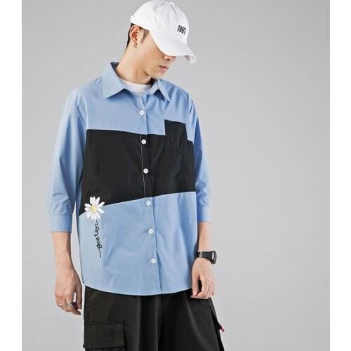 VERSMA Korean Chic Flower Printed Short Sleeve Shirt Men Casual Summer Streetwear Oversize Mens Hawaiian Shirts 7XL Dropshipping