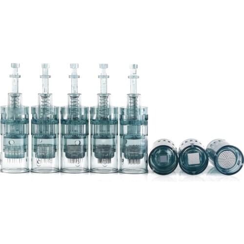 10PCS Needle Cartridge For Dr. Pen M8 Nano/9 pin/11 pin/36 pin/42 pin Micro Needle Replacement Head Derma Pen Tattoo Stamp