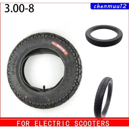 3.00-8 / 300-8 Tire & inner tube 4PR tyre fits Gas and Electric Scooters Warehouse Vehicles Mini Motorcycle