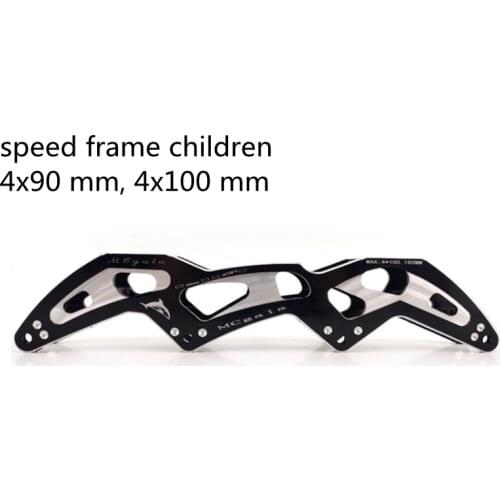 Free shipping speed skate frame 4x90 4x100 4x110 pink color