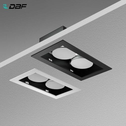 [DBF]Angle Adjust Ceiling Recessed Downlight 14W 18W 24W 120 Degree Beam Angle Replaceable GX5.3 Bulb Ceiling Spot Light Bedroom
