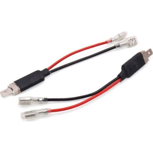 FSYLX 2pcs h1 xenon bulb connector socket extension wire h1 Electricity power cable plug adapter connector for h1 xenon bulb