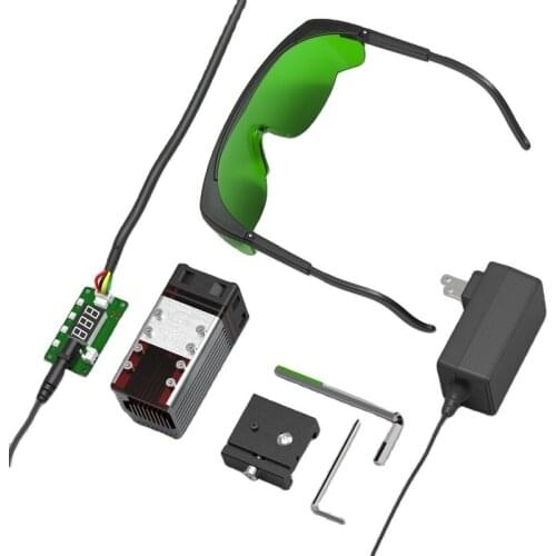 40W Laser Module Head DIY 450nm Blue Laser TTL Module Set for Laser Engraving Machine Wood Marking Cutting Tool