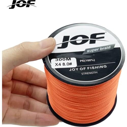 JOF 300M 8-80LB PE Multifilament Sea Super Braided Japan Strong Fishing Line Carp Fishing For Fish Rope Cord