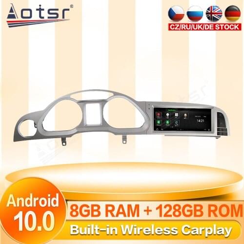 Android Tape Radio Recorder Car For Audi A6 2006 2007 2008 2009-2012 GPS Navigation Multimedia Player Stereo Autoradio Head Unit