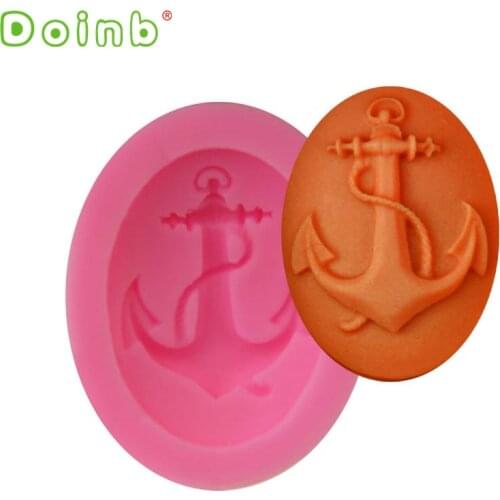 Mini Ship Anchor Silicone Mold Cake Decorating Fondant Tools Candy Jelly Chocolate Mould