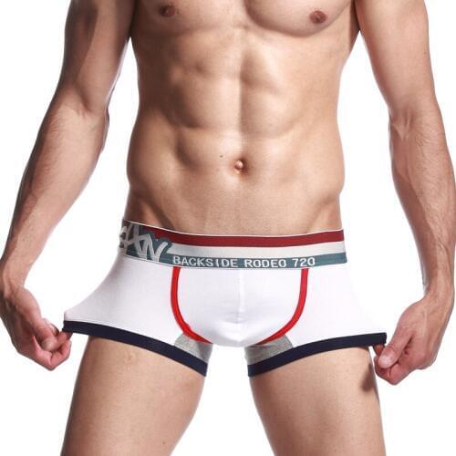 Hot selling brand Seobean mens sexy underwear gay boxers belt mens boxer shorts Comfortable cotton male sexy underwear