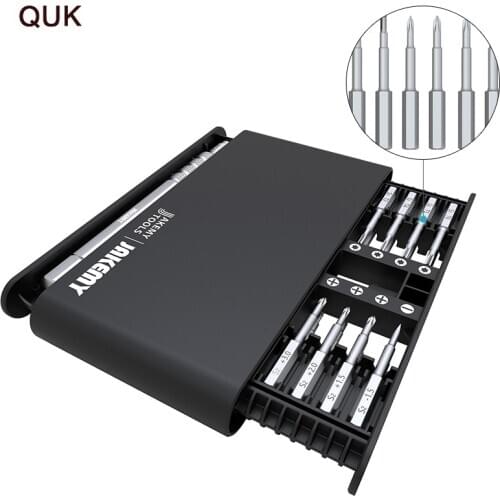 QUK Screwdriver Set 21 In 1 Precision Screw Driver Torx Bit Magnetic Hex Phillips Bits Screwdrivers Handle Mini Kit Hand Tools