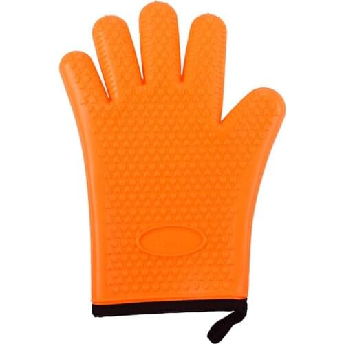 1PC Non-slip Insulation Silicone Microwave Oven Glove Kitchen Cooking Baking BBQ High Temperature Thickening Glove G178