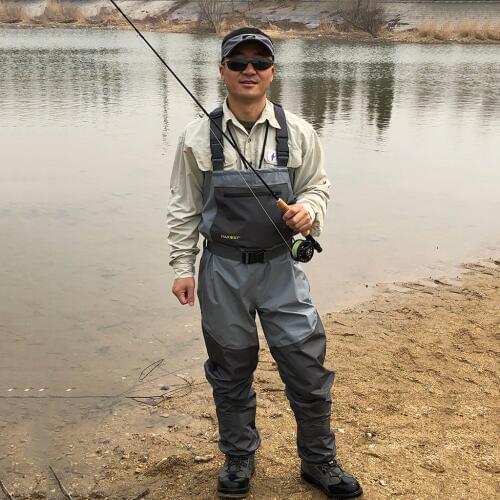Fishing Chest Waders Light-Weight Waterproof Fishing Wader Overalls Boots Fishing Wading Pants for Raft Use Outdoor Fly Fishing