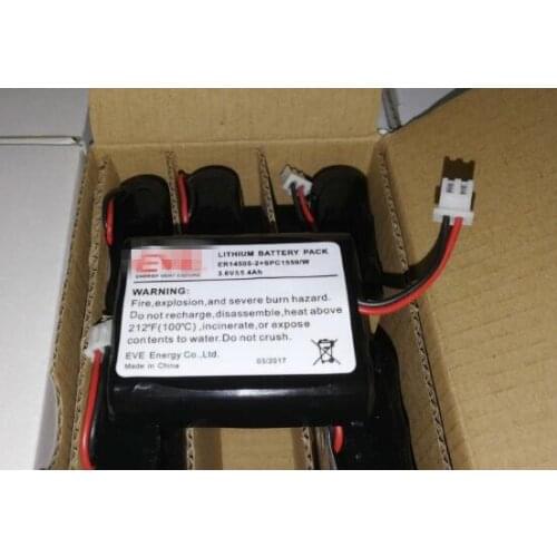1PCS 3.6V ER14505-3 3.6V ER14505 Triple Parallel Battery Pack with Plug