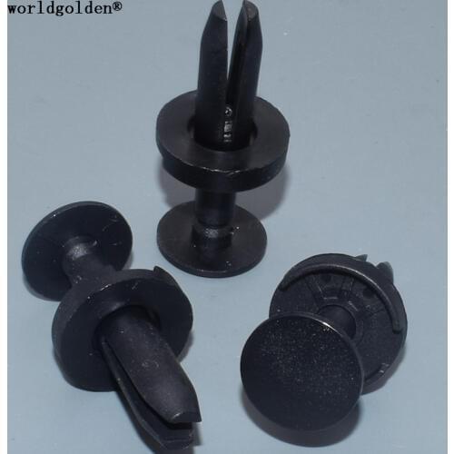 Worldgolden 100pcs auto fasteners Rear Bumper Taillight Splash Shield Retaining Clip for Chrysler#5160260-AA