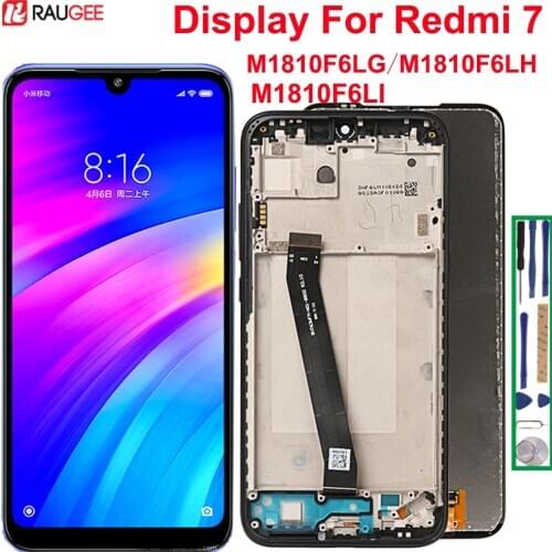 Display For Xiaomi Redmi 7 LCD Touch Screen Mult Touch Digitizer Screen Replacement For Xiaomi redmi7 7 M1810F6LG/M1810F6LH