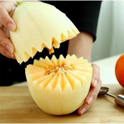 50 pcs New Arrive Double End Multi Function Stainless Steel Fruit Melon Baller Carving Knife Ice Cream Scoop Spoon Kitchen Tools