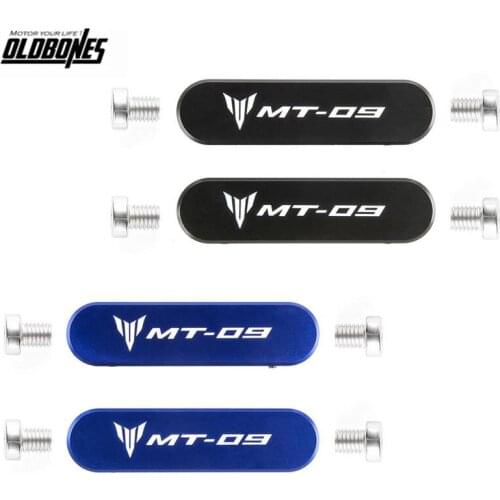 Aluminum Footrest Cover Rear Footrest Blanking Plate Kit For YAMAHA MT-09 MT09 FZ09 2014 2015 2016 2017 XSR900 XSR 900